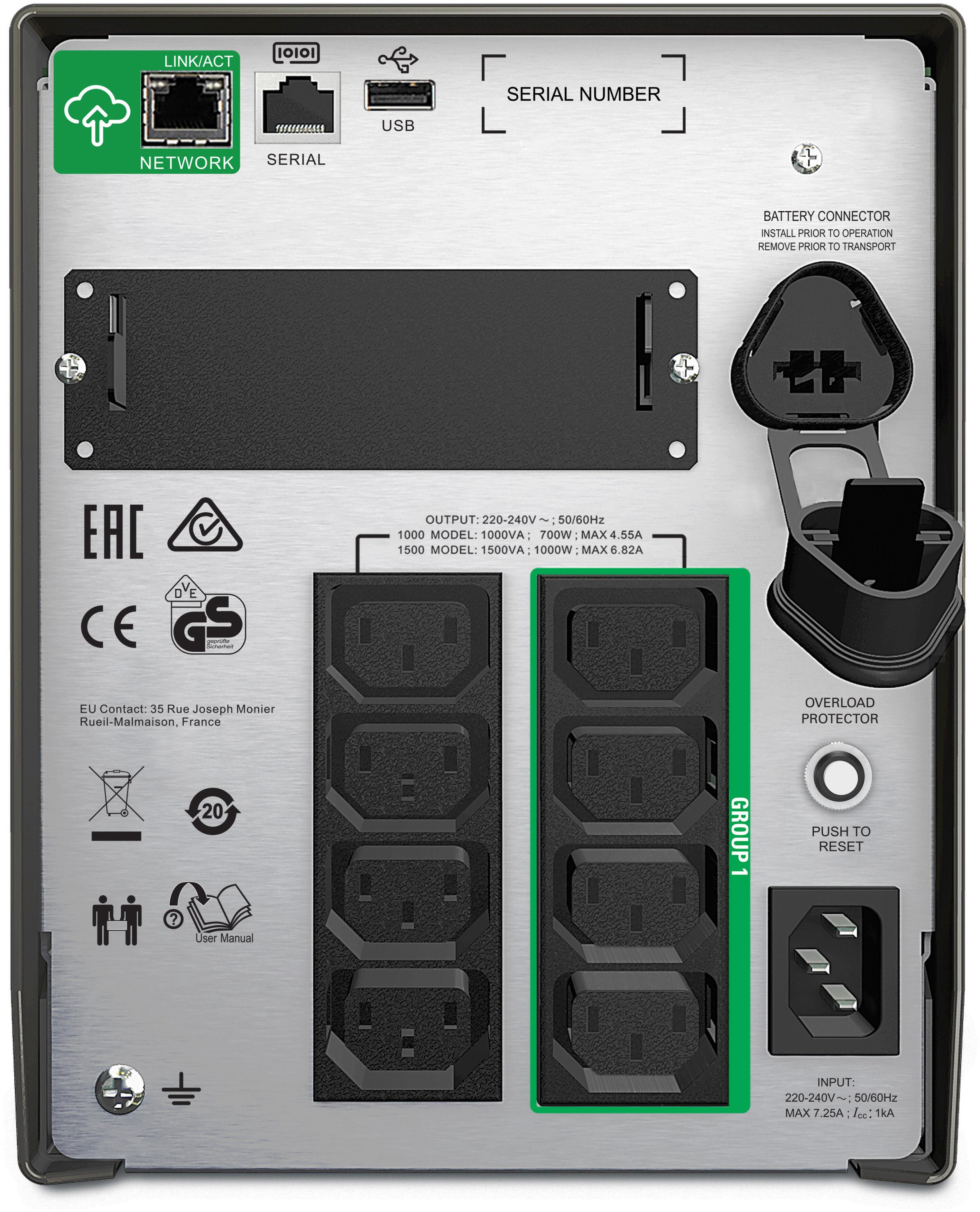 APC - UPS APC Smart-UPS 1500VA LCD 230V com SmartConnect