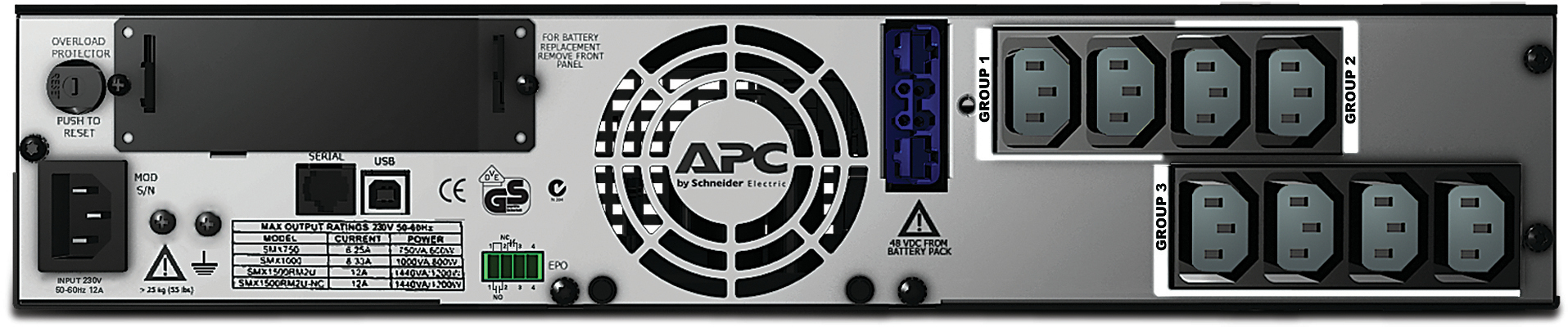  - UPS APC Smart-UPS X 1500VA Rack/Torre LCD 230V