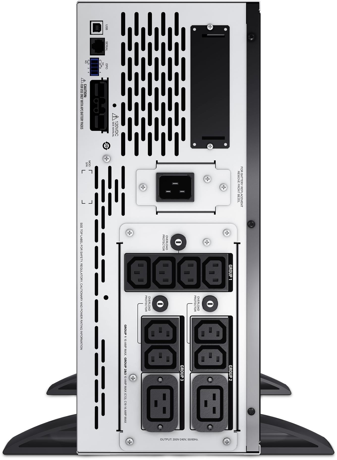  - UPS APC Smart-UPS X 3000VA Rack/Torre LCD 200-240V com Onda de Saída Sinusoidal
