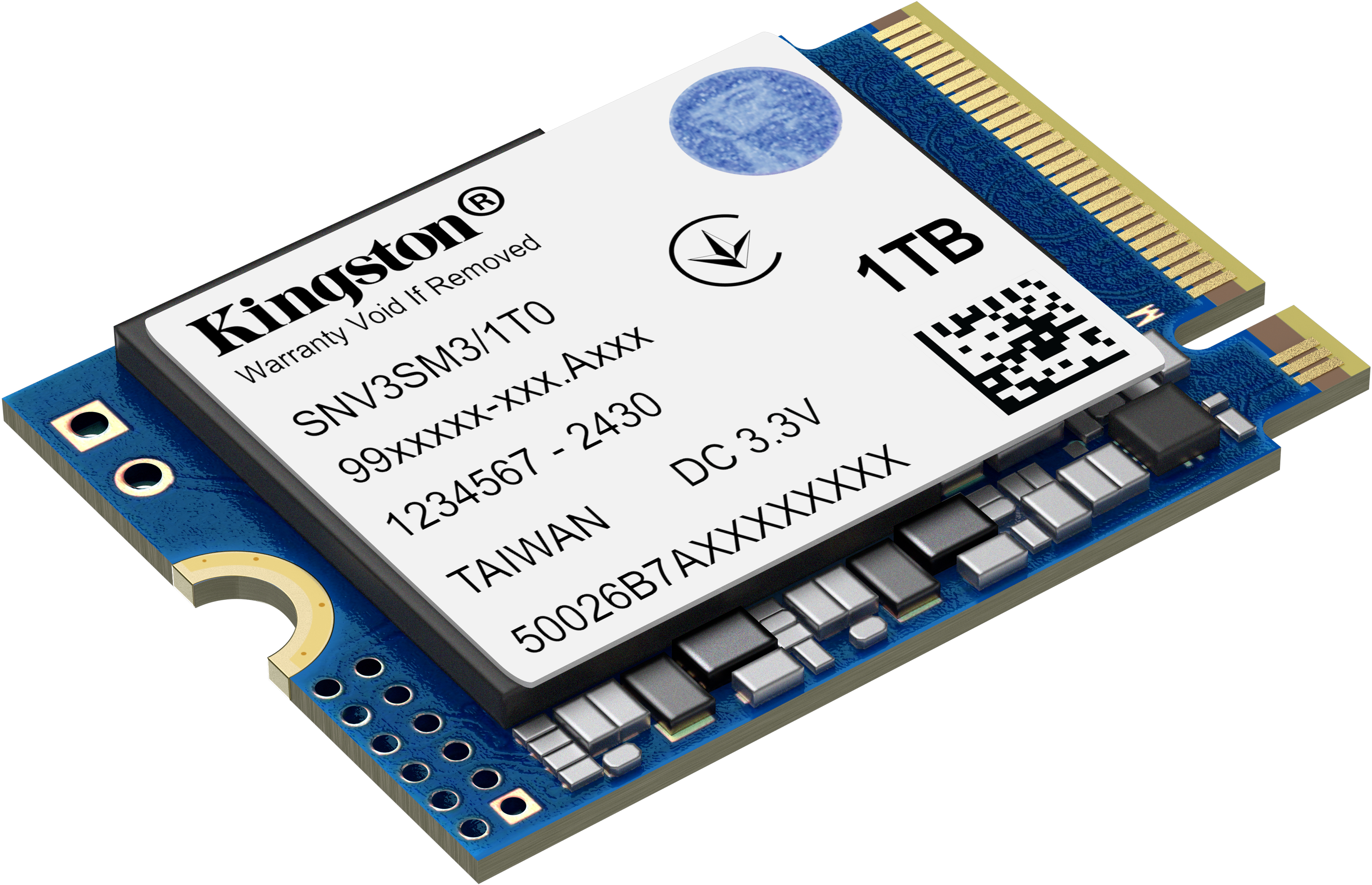 Kingston - SSD Kingston NV3 1TB Gen4 M.2 NVMe 2230 (6000/4000MB/s)