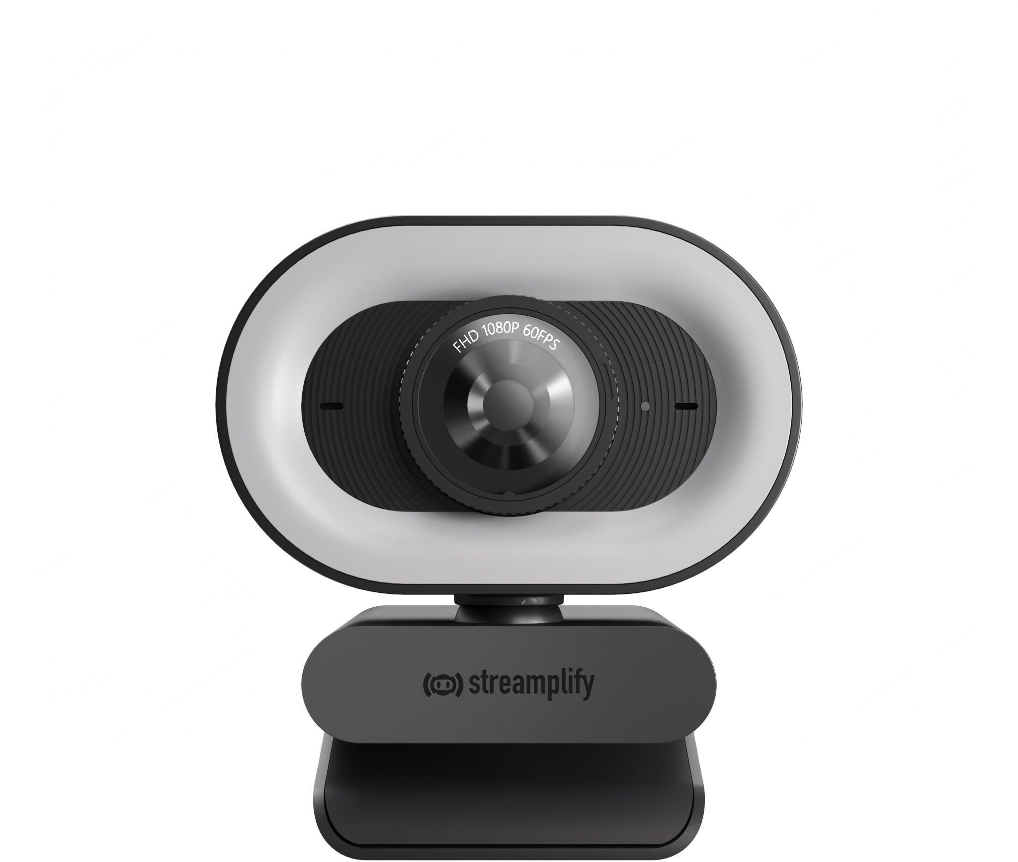 Streamplify - Webcam Streamplify CAM Plus FullHD 60fps with Ring Light - Preto