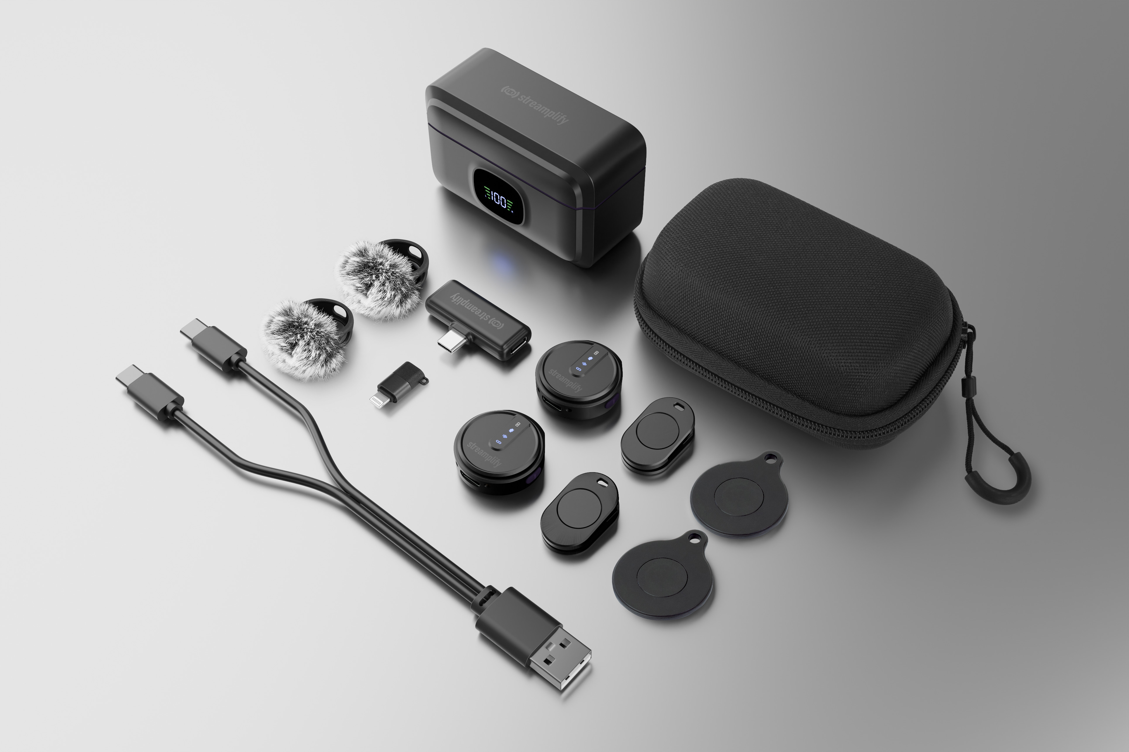 Streamplify - Microfone Streamplify MIC GO - Preto
