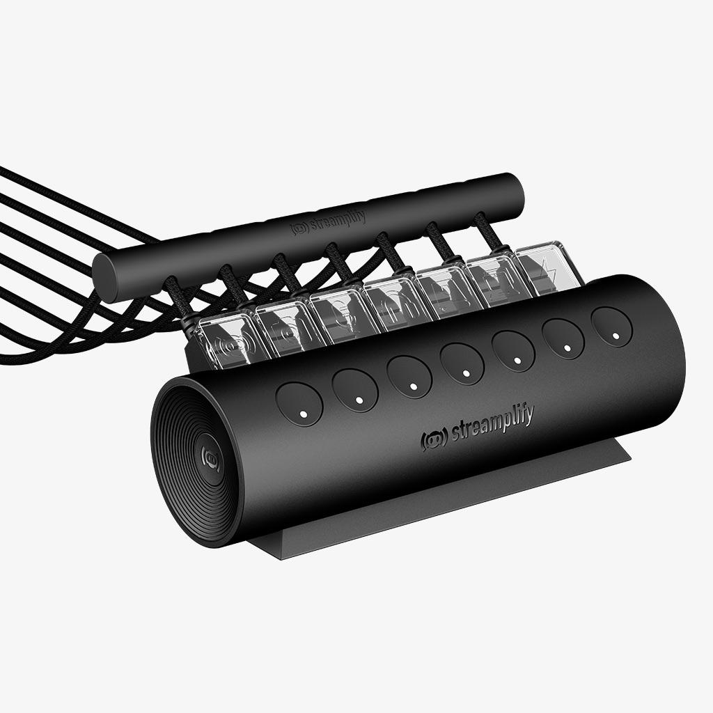 Streamplify - ** B Grade ** HUB Streamplify CTRL 7 Slot RGB 12V EU - Preto