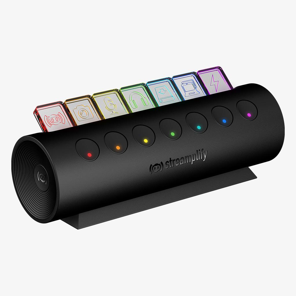 Streamplify - ** B Grade ** HUB Streamplify CTRL 7 Slot RGB 12V EU - Preto