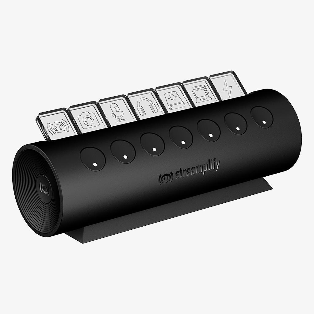 Streamplify - ** B Grade ** HUB Streamplify CTRL 7 Slot RGB 12V EU - Preto