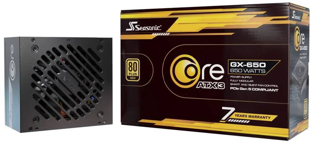 Seasonic - Fonte Modular Seasonic Core GX-650W V2 80+ Gold ATX 3.1