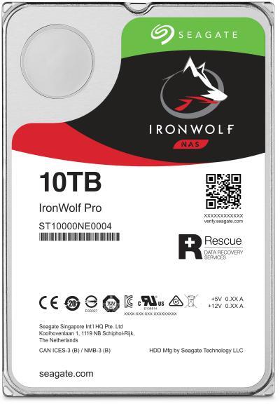 Seagate - Disco Seagate IronWolf Pro 10TB 7200rpm 256MB SATA III