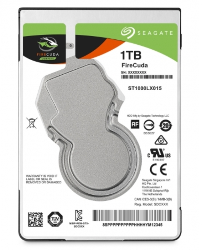 Disco SSHD Seagate FireCuda 1TB + 8GB SSD 5400rpm 128MB SATA III