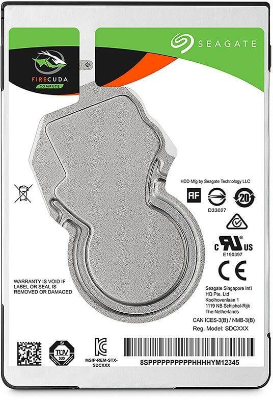 Disco SSHD Seagate FireCuda 2TB + 8GB SSD 5400rpm 128MB SATA III
