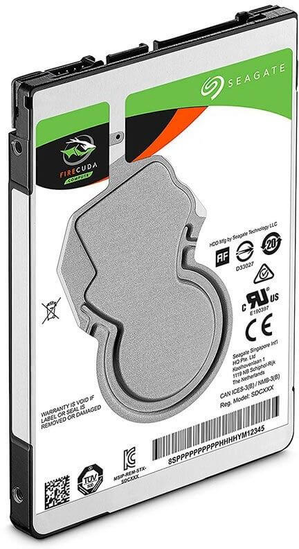 Seagate - Disco SSHD Seagate FireCuda 2TB + 8GB SSD 5400rpm 128MB SATA III