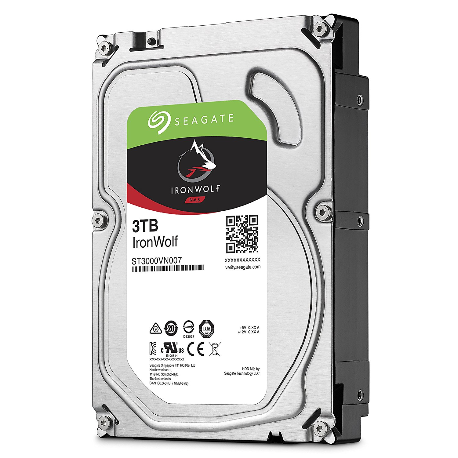 Seagate - Disco Seagate IronWolf 3TB 5900rpm 64MB SATA III