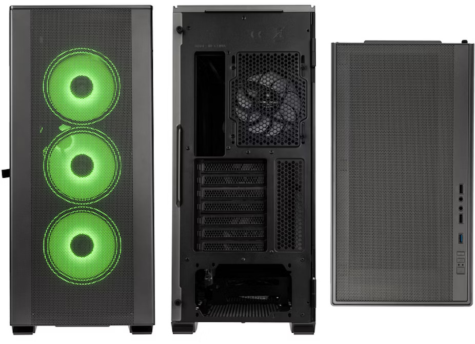 Kolink - **B Grade** Caixa ATX Kolink Stronghold Prism RGB Aluminio Preto