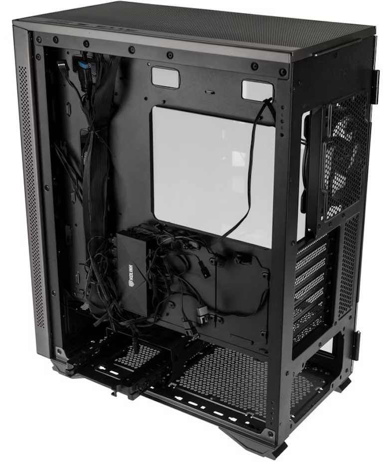Kolink - **B Grade** Caixa ATX Kolink Stronghold Prism RGB Aluminio Preto