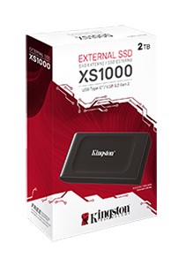 Kingston - SSD Externo Kingston XS1000 1TB USB3.2 Gen2 Preto (1050/1000MB/s)