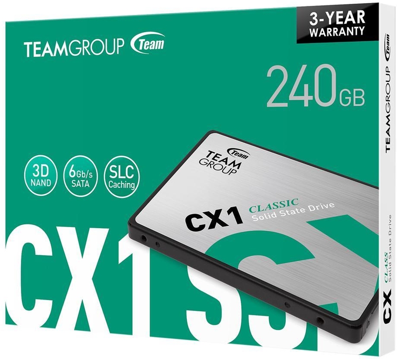 Team Group - SSD Team Group CX1 240GB SATA III (520/430MB/s)