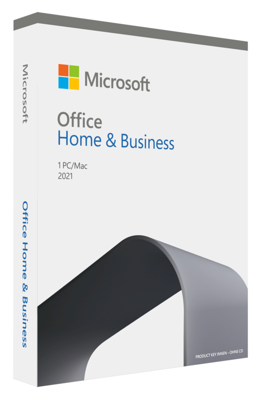 Microsoft - Microsoft Office Casa e Negócio 2021 Medialess EN (1 User)