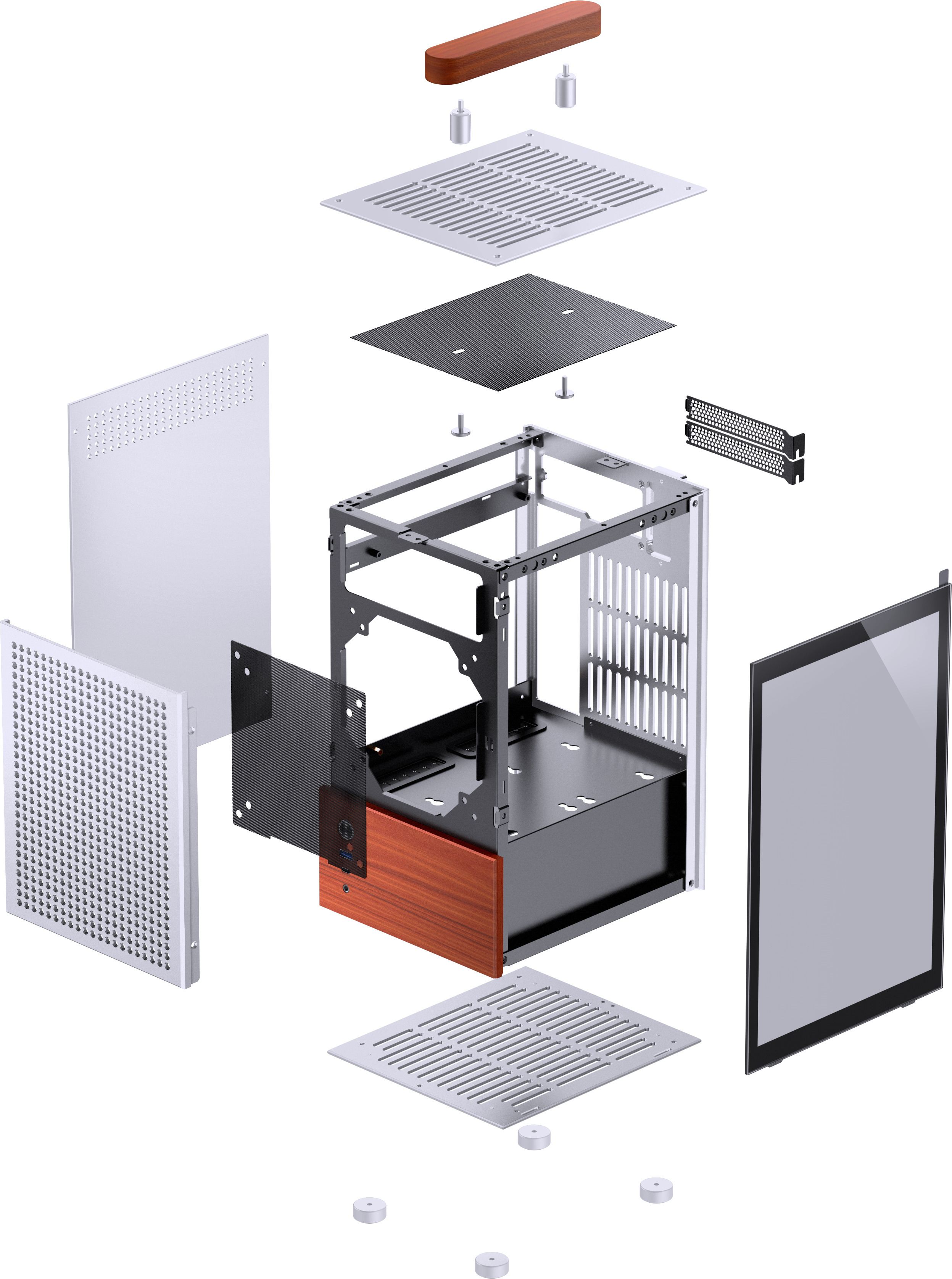 Jonsbo - Caixa Mini-ITX Jonsbo T6 White