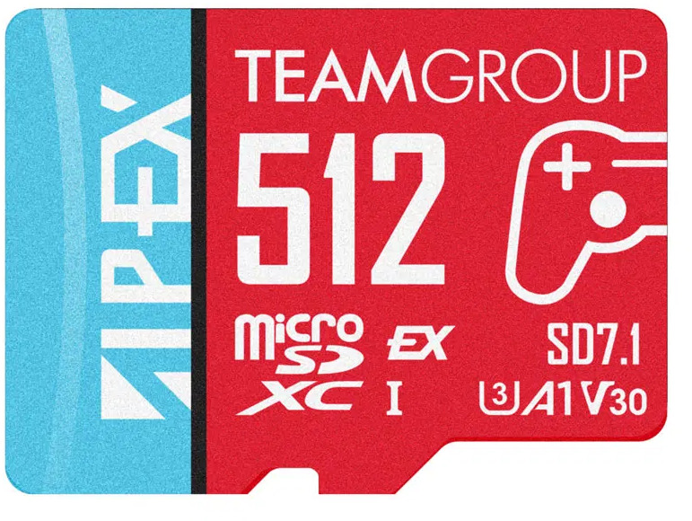 Picture of Picture of Cartão Team Group MicroSD Express Nintendo Switch 2 / ROG Ally 512GB