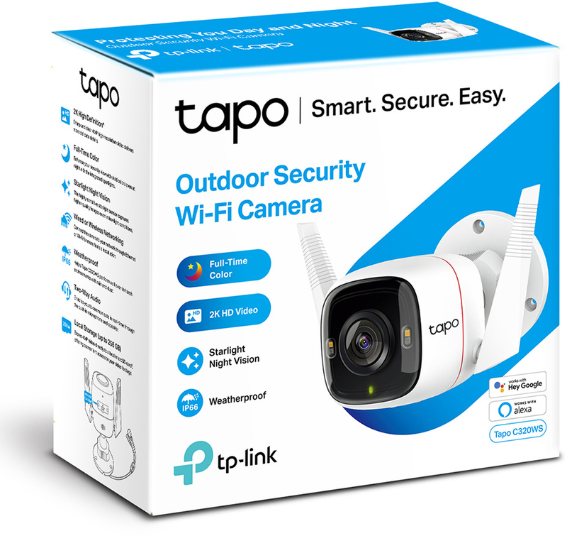 TP-Link - Câmara TP-Link Tapo C320WS Home Security 2K Wi-Fi Exterior IP66