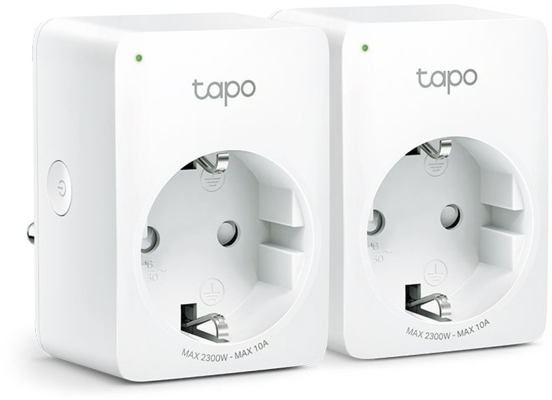 Tomada Inteligente TP-Link Tapo P100 Wi-Fi Mini (2 Pack)
