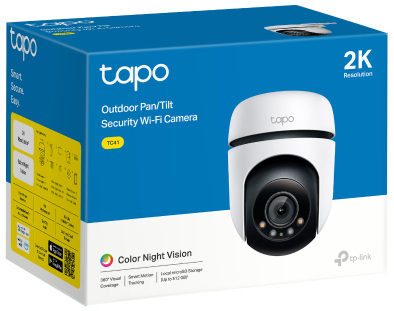 TP-Link - Câmara TP-Link Tapo TC41 Outdoor Security 2K Pan/Tilt Wi-Fi