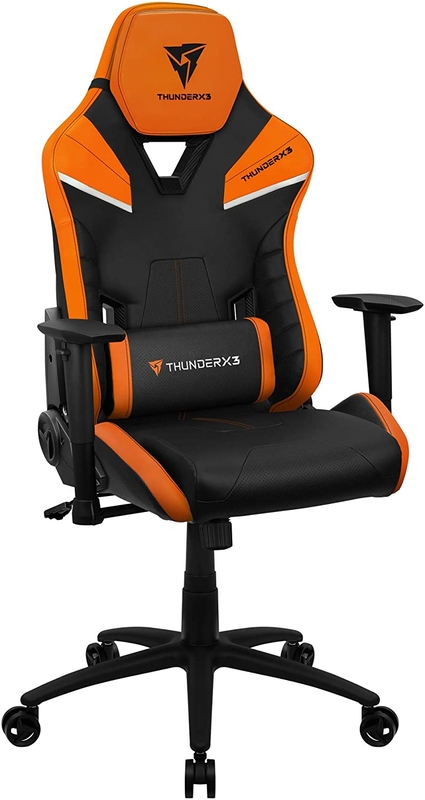 Cadeira Gaming ThunderX3 TC5 Preta/Laranja (suporta até 150kg)