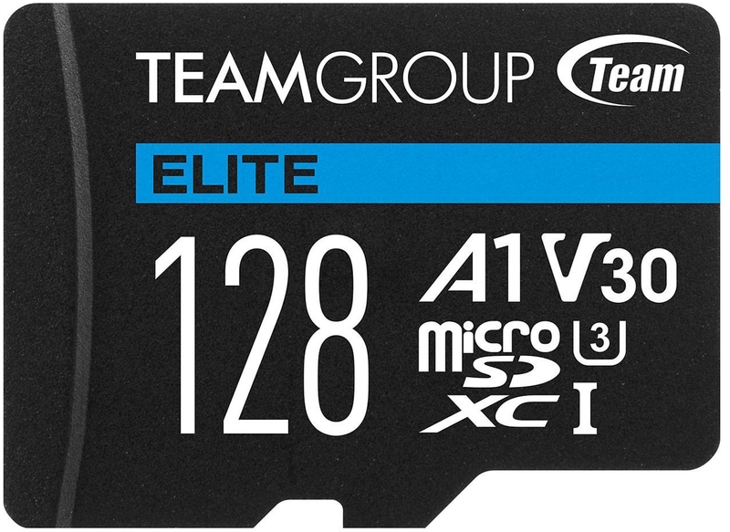 Cartão Team Group Elite MicroSDXC A1 UHS-I U3 V30 128GB