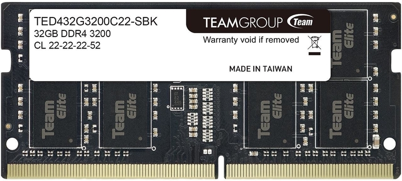 ** B Grade ** Team Group SO-DIMM 32GB DDR4 3200MHz Elite CL22