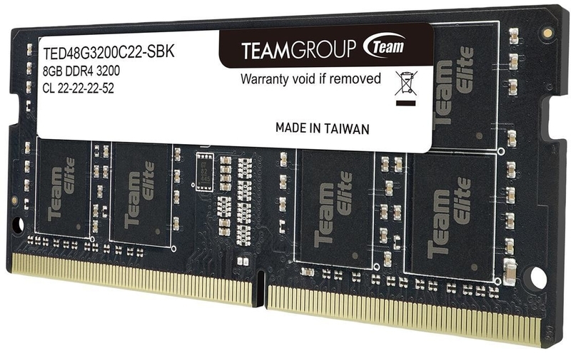 Team Group - ** B Grade ** Team Group SO-DIMM 8GB DDR4 3200MHz Elite CL22