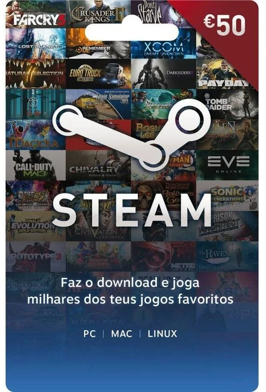 Steam - Gift Card Steam 50Eur