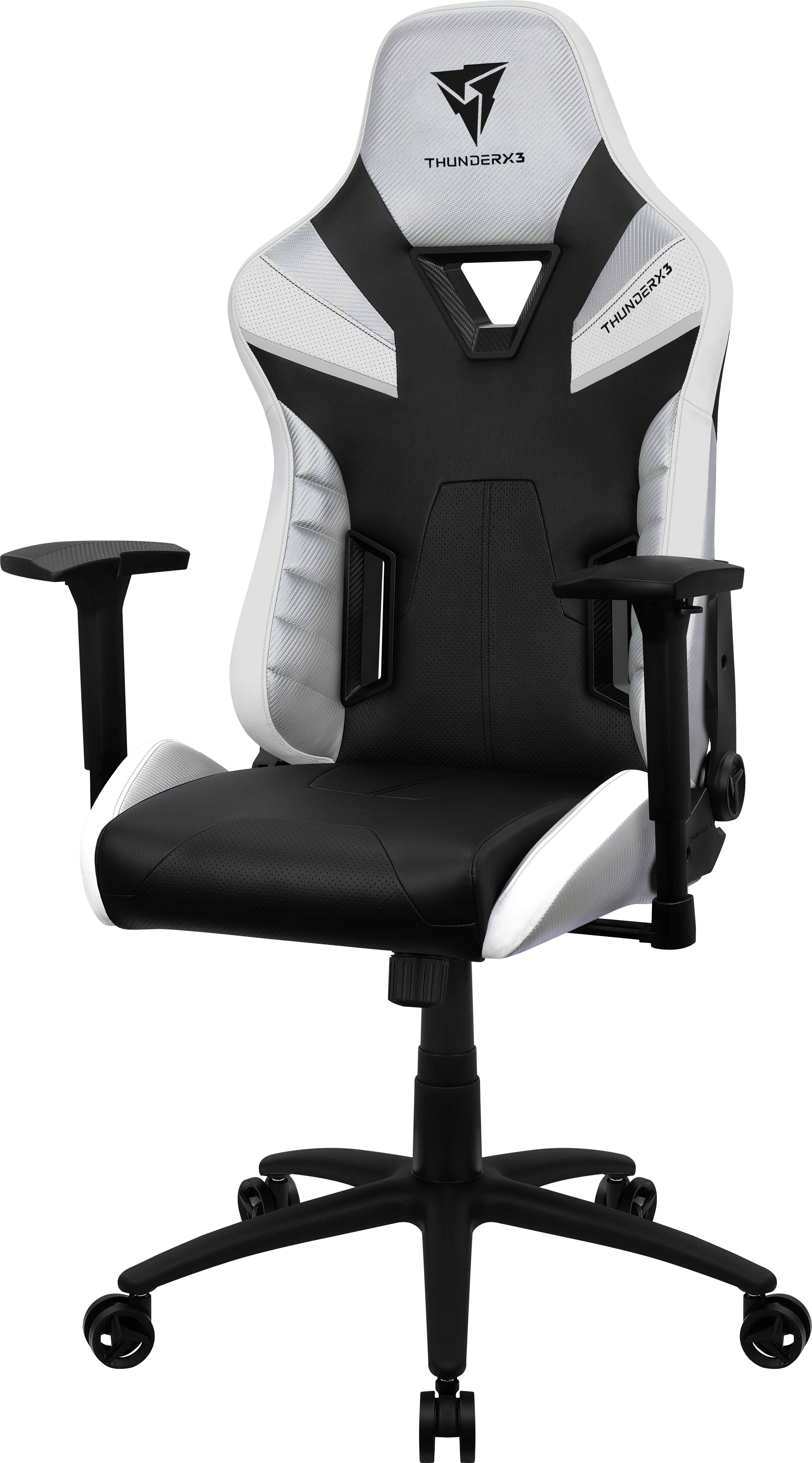 ThunderX3 - Cadeira Gaming ThunderX3 TC5 Preta/Branca (suporta até 150kg)