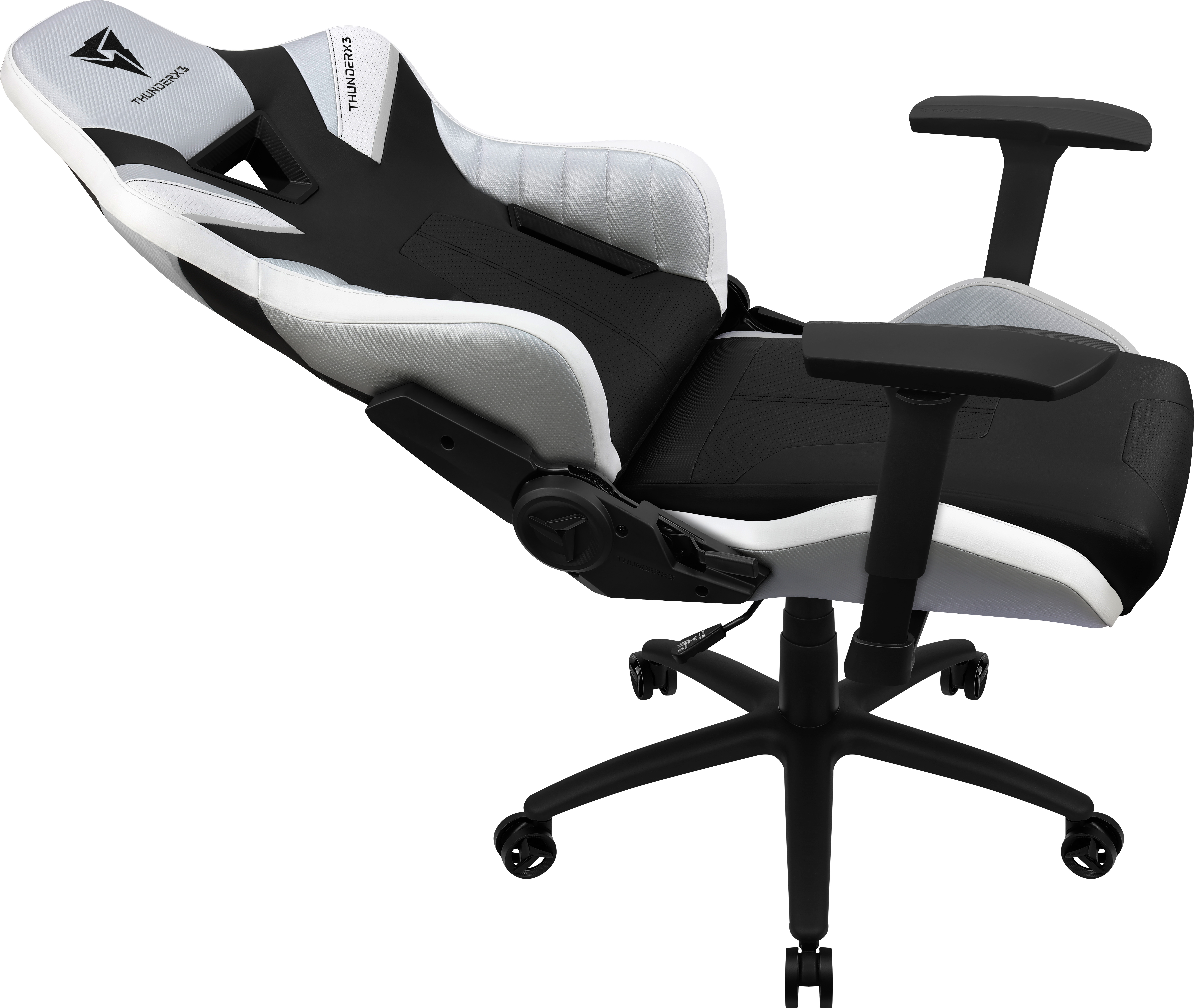 ThunderX3 - Cadeira Gaming ThunderX3 TC5 Preta/Branca (suporta até 150kg)