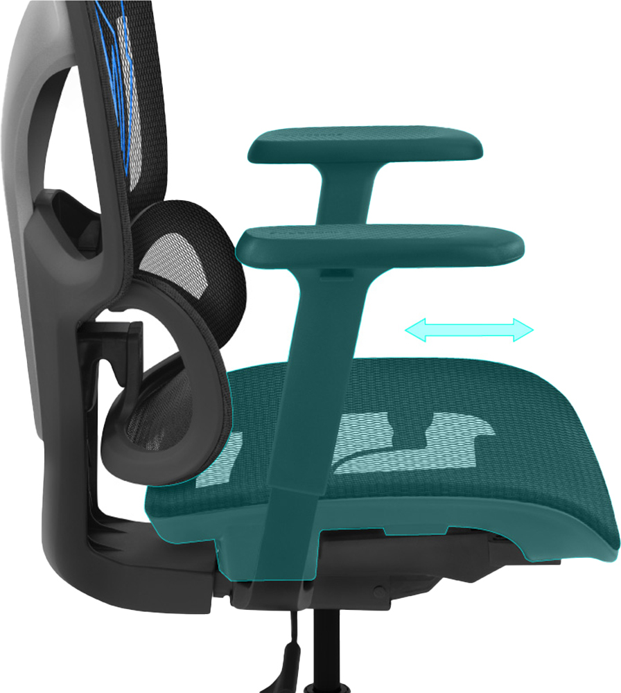 ThunderX3 - Cadeira Gaming Ergonomica ThunderX3 YTC - Racer Blue