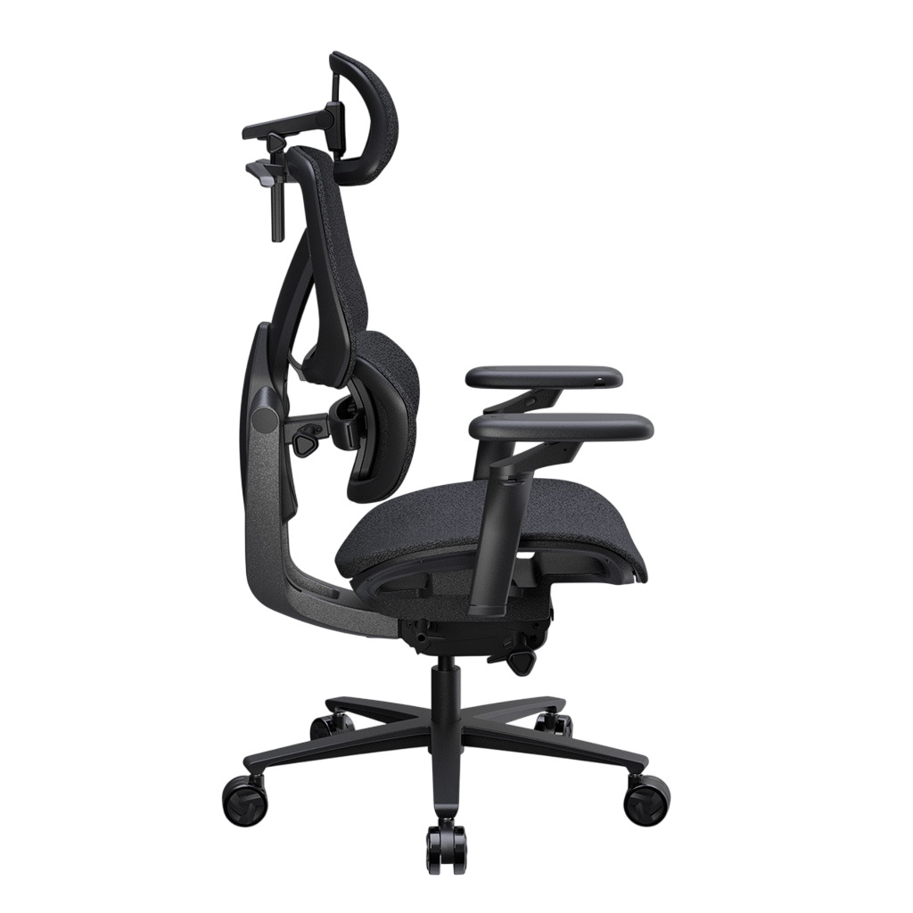 ThunderX3 - Cadeira Gaming Ergonomica ThunderX3 FLEX Pro, Apoio lombar 360 graus - Loft Dark Grey