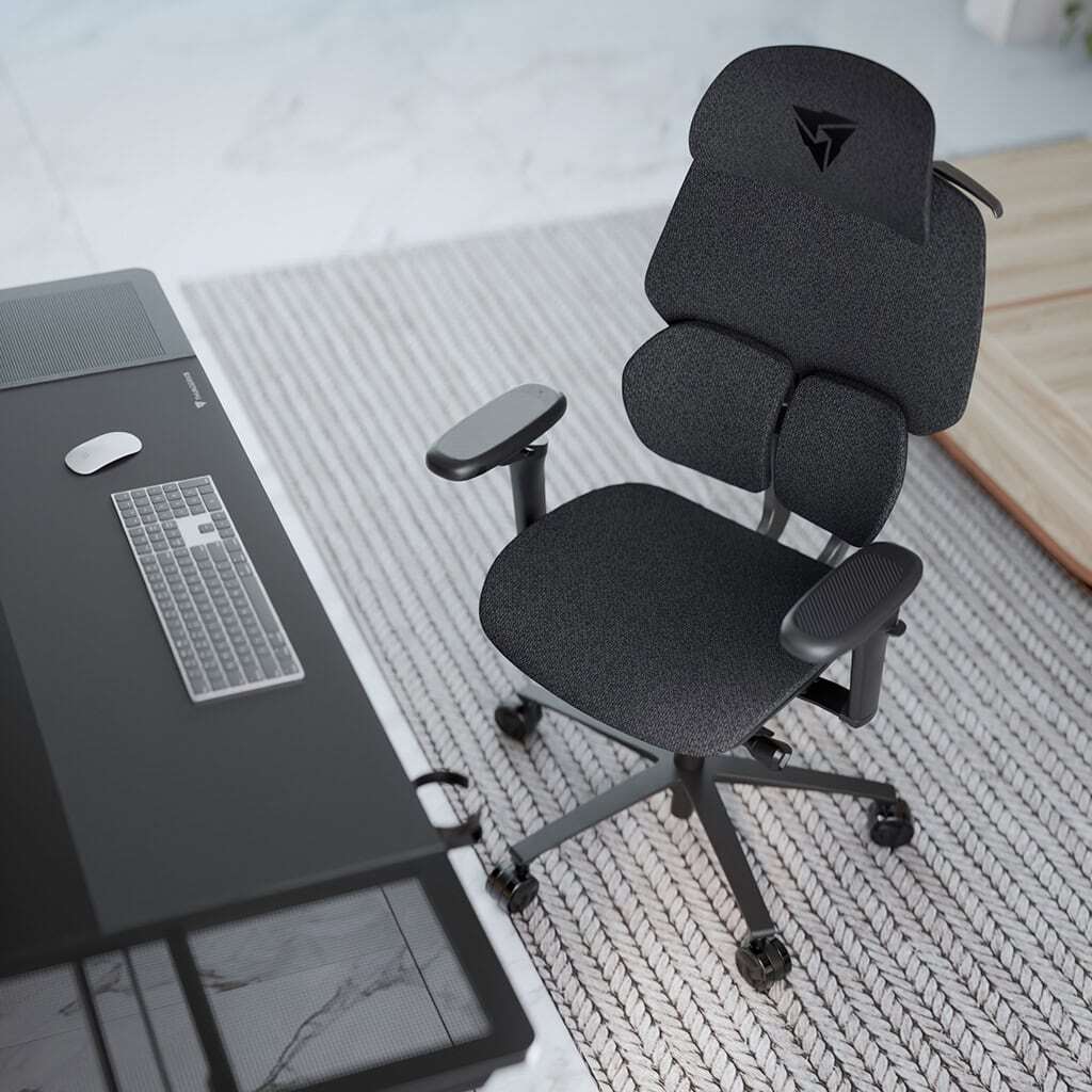 ThunderX3 - Cadeira Gaming Ergonomica ThunderX3 FLEX Pro, Apoio lombar 360 graus - Loft Dark Grey