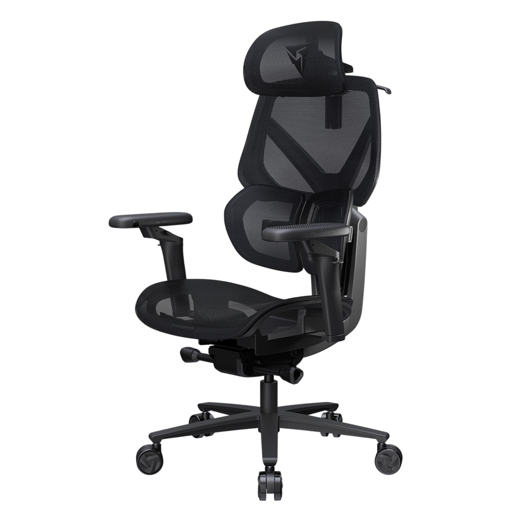 ThunderX3 - Cadeira Gaming Ergonomica ThunderX3 FLEX Pro, Apoio lombar 360 graus - Mesh Black