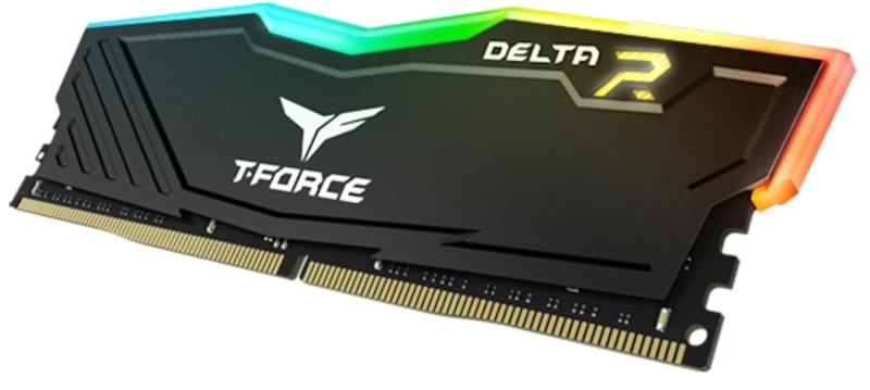 Team Group - Team Group Kit 16GB (2 x 8GB) DDR4 3600MHz Delta RGB Preto CL18