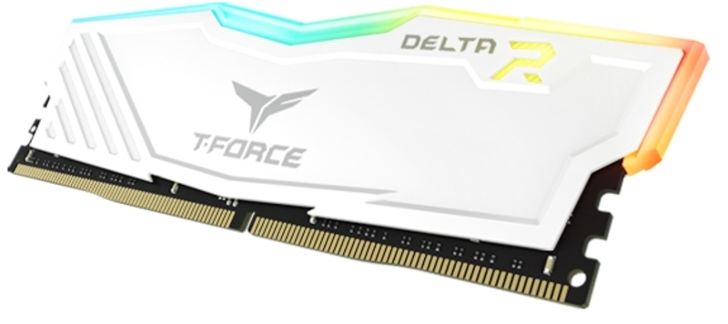 Team Group - Team Group Kit 16GB (2 x 8GB) DDR4 3600MHz Delta RGB Branco CL18
