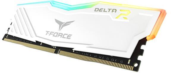 Team Group - Team Group Kit 32GB (2 x 16GB) DDR4 3200MHz Delta RGB White CL16