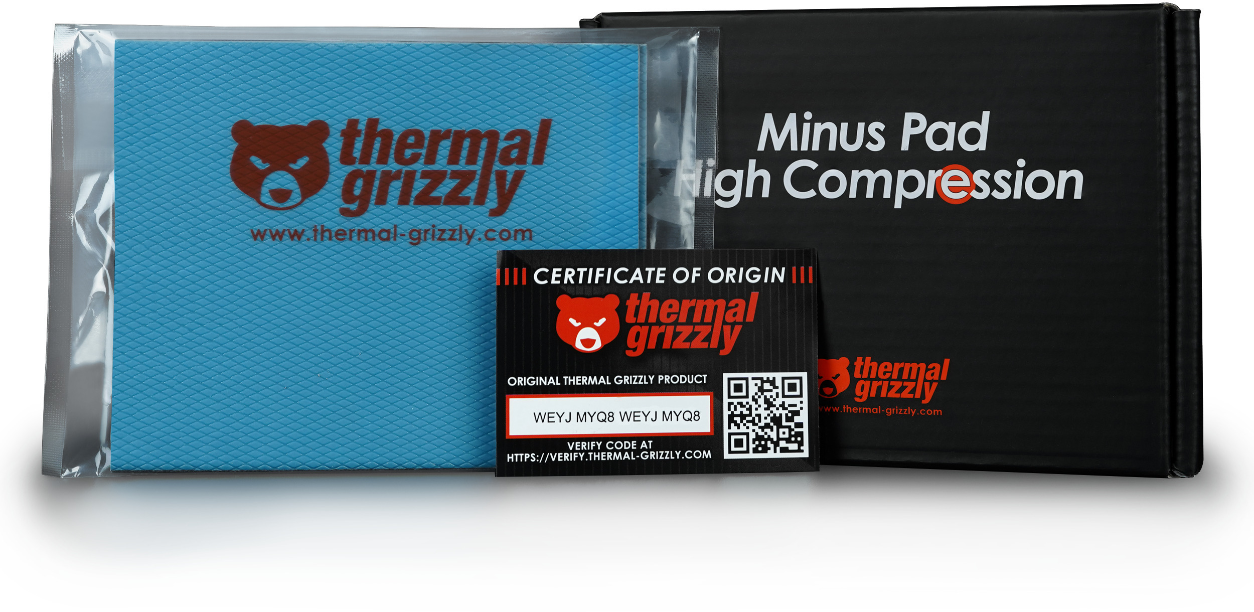 Thermal Grizzly - Thermal Pad Thermal Grizzly Minus Pad High Compression 120 x 100 x 5 mm (Pack 2)