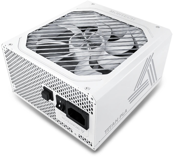 Montech - Fonte Montech Titan PLA 1000W 80 Plus Platinum PCIE5 (Cybenetics Platinum)