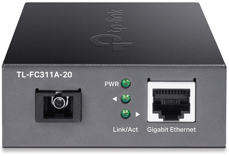 TP-Link - Conversor Media TP-Link TL-FC311A-20 Gigabit WDM Single-Mode