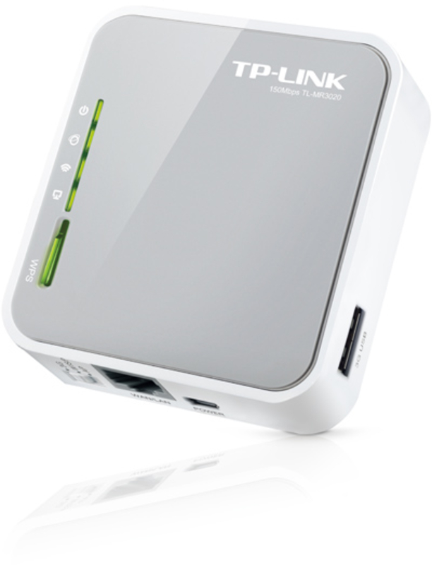 TP-Link - Router TP-Link TL-MR3020 Portátil 3G/4G Wireless N