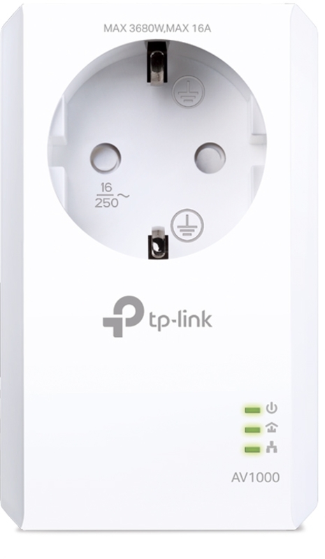 TP-Link - Repetidor TP-Link AV1000 TL-PA7017P Gigabit Passthrough