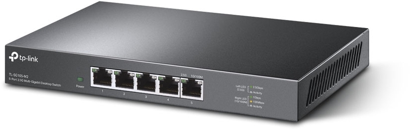 TP-Link - Switch TP-Link TL-SG105-M2 5 Portas 2.5G Multi-Gigabit Unmanaged