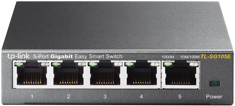 Switch TP-Link TL-SG105E 5 Portas Gigabit Easy Smart