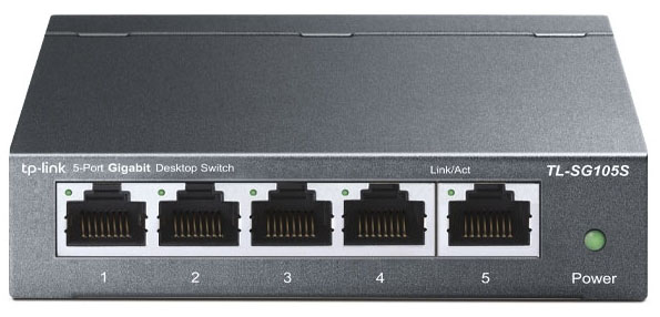 Switch TP-Link TL-SG105S 5 Portas Gigabit