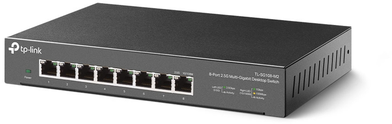 TP-Link - Switch TP-Link TL-SG108-M2 8 Portas 2.5G Multi-Gigabit Unmanaged