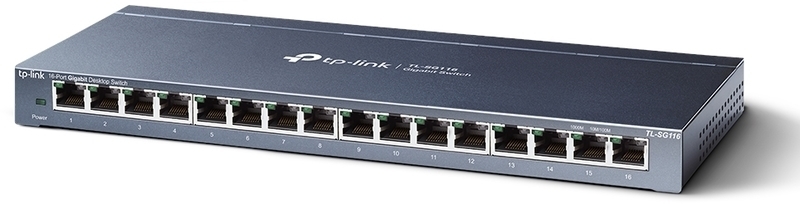 TP-Link - Switch TP-Link TL-SG116 16 Portas Gigabit Desktop Switch