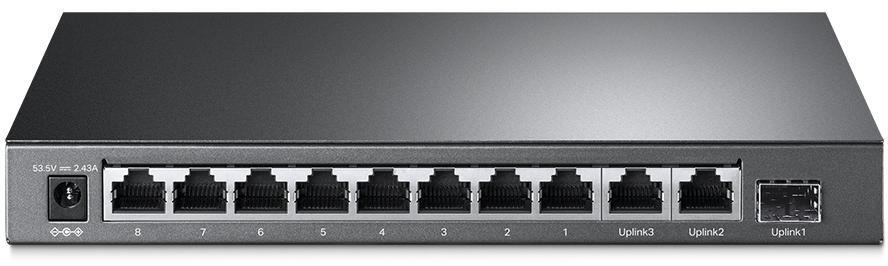 TP-Link - Switch TP-Link SG1210MP 10 Portas Gigabit Switch c/ 8 Portas PoE+